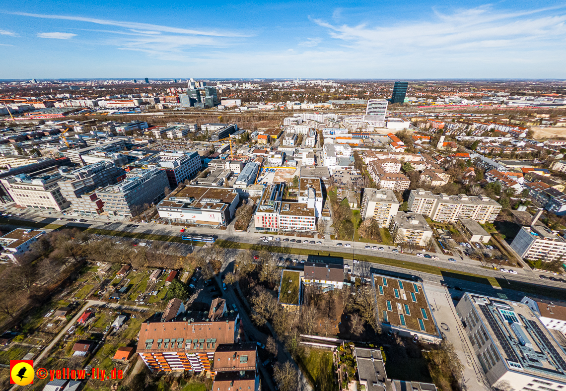 20.02.2023 - der Hachinger Bach zwischen Berg am Laim und Neuperlach